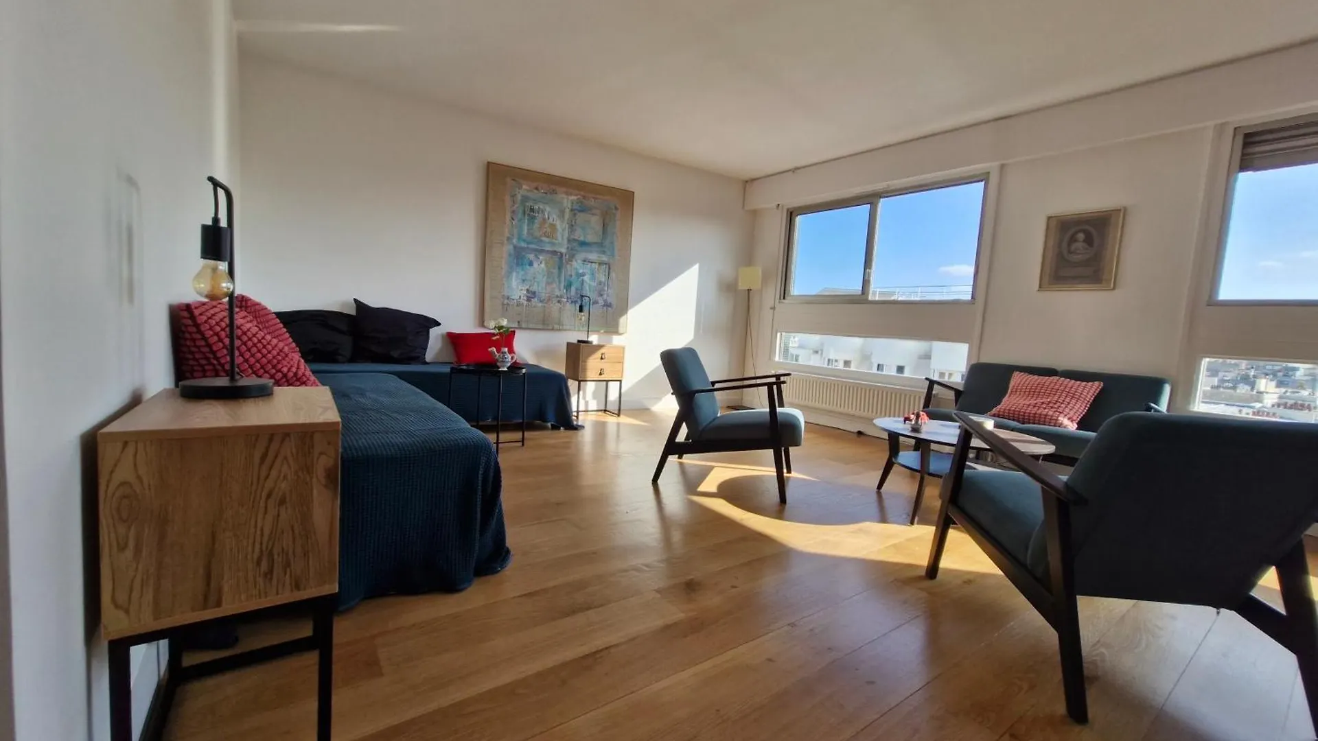 Loft 80M2 Parking Vues Magiques Apartment Paris France